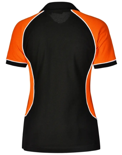 Picture of Winning Spirit, Ladies TrueDry Tri-colour S/S Pique Polo